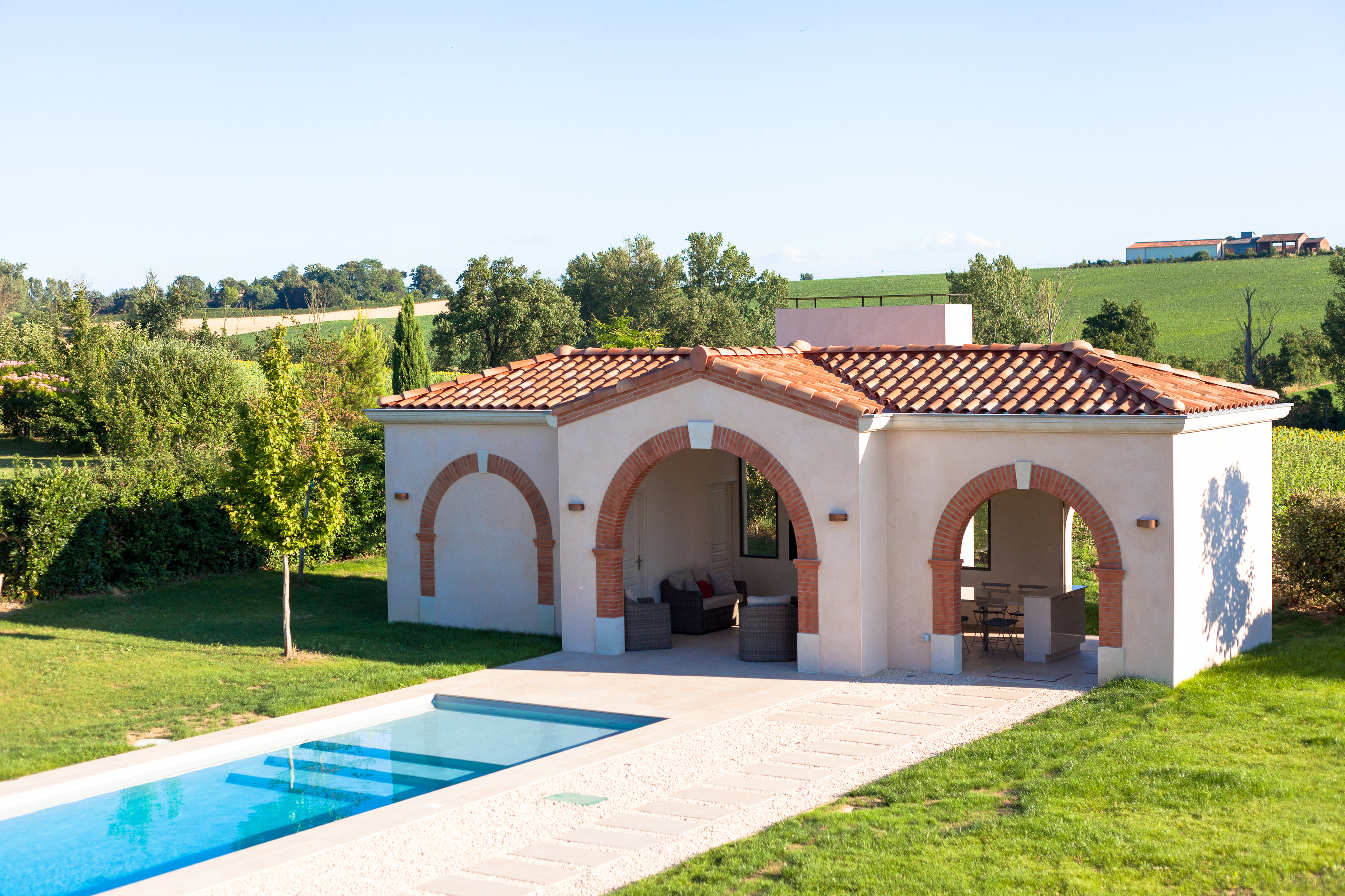 葡萄园中的夏日泳池别墅-18