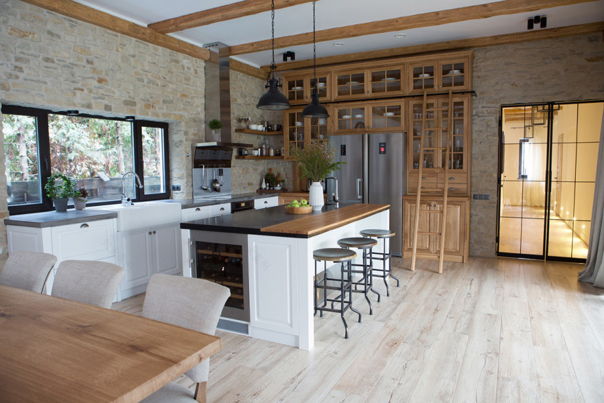 乌克兰基辅的美式牧场风格私人住宅-13