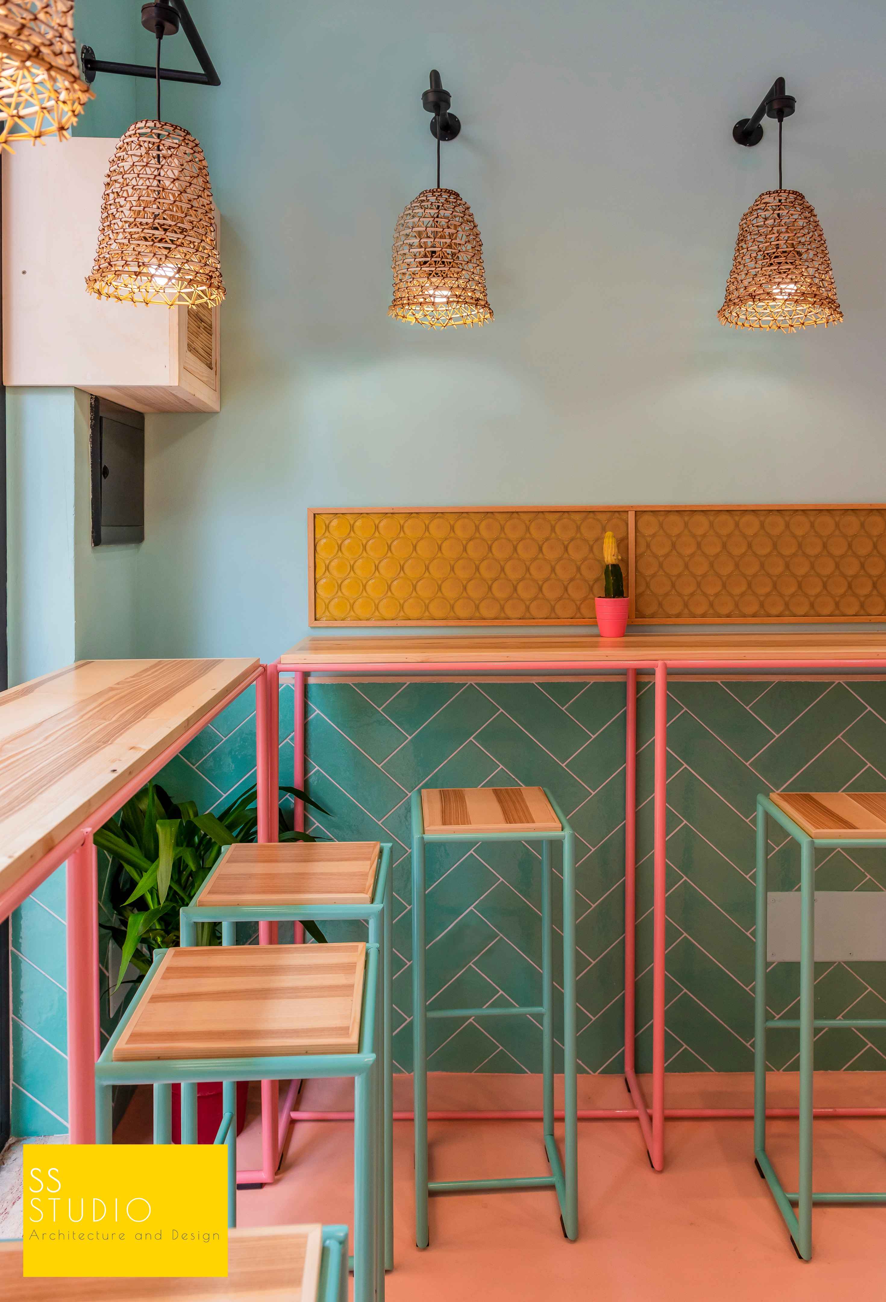 2019 年完美收官之作 | SS Studio 建筑事务所的 Poké 餐厅室内设计-6