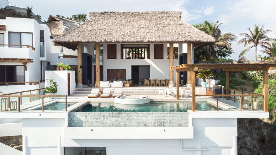 墨西哥悬崖边的海景别墅-45