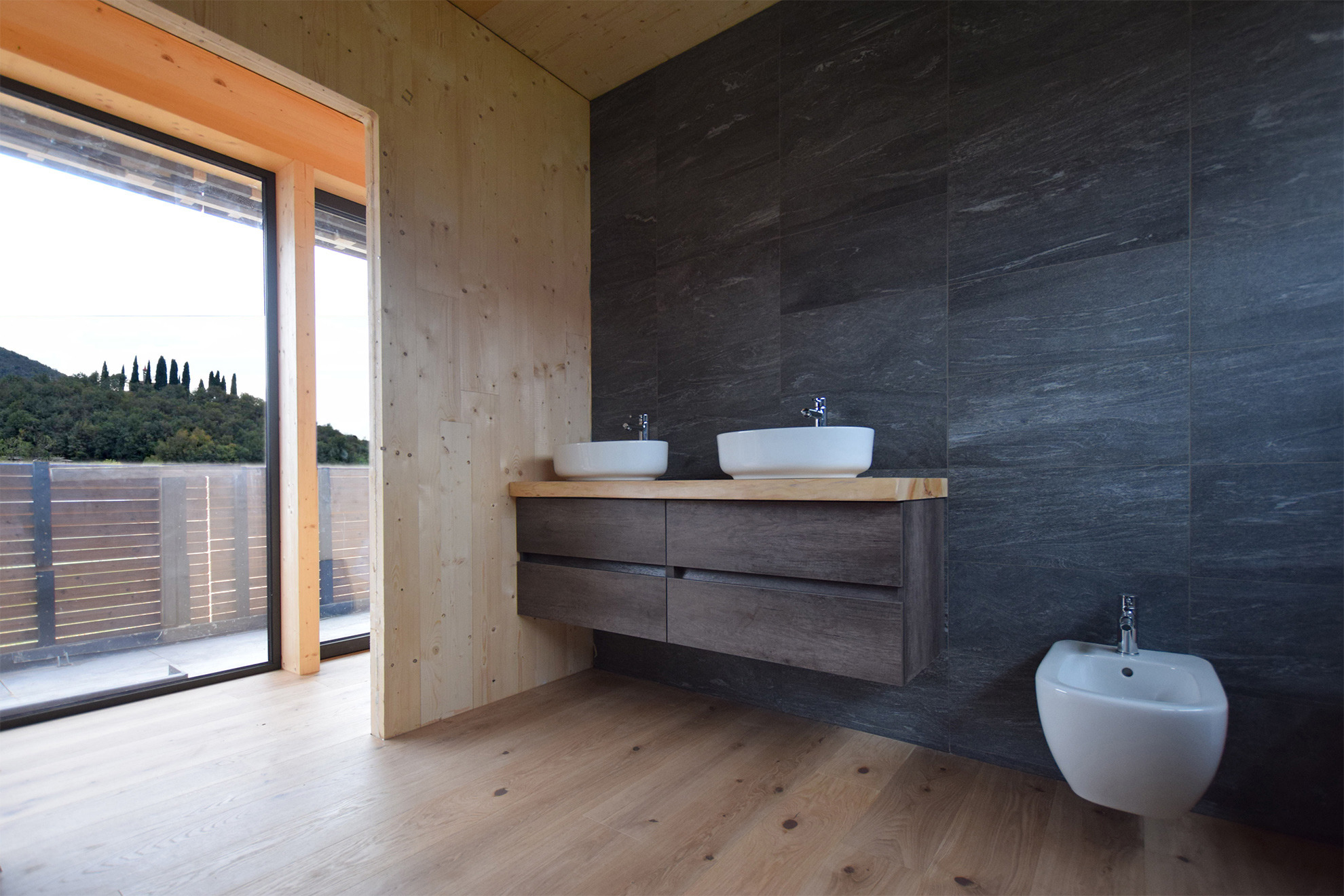 2019 年完成的被动式木结构别墅-17