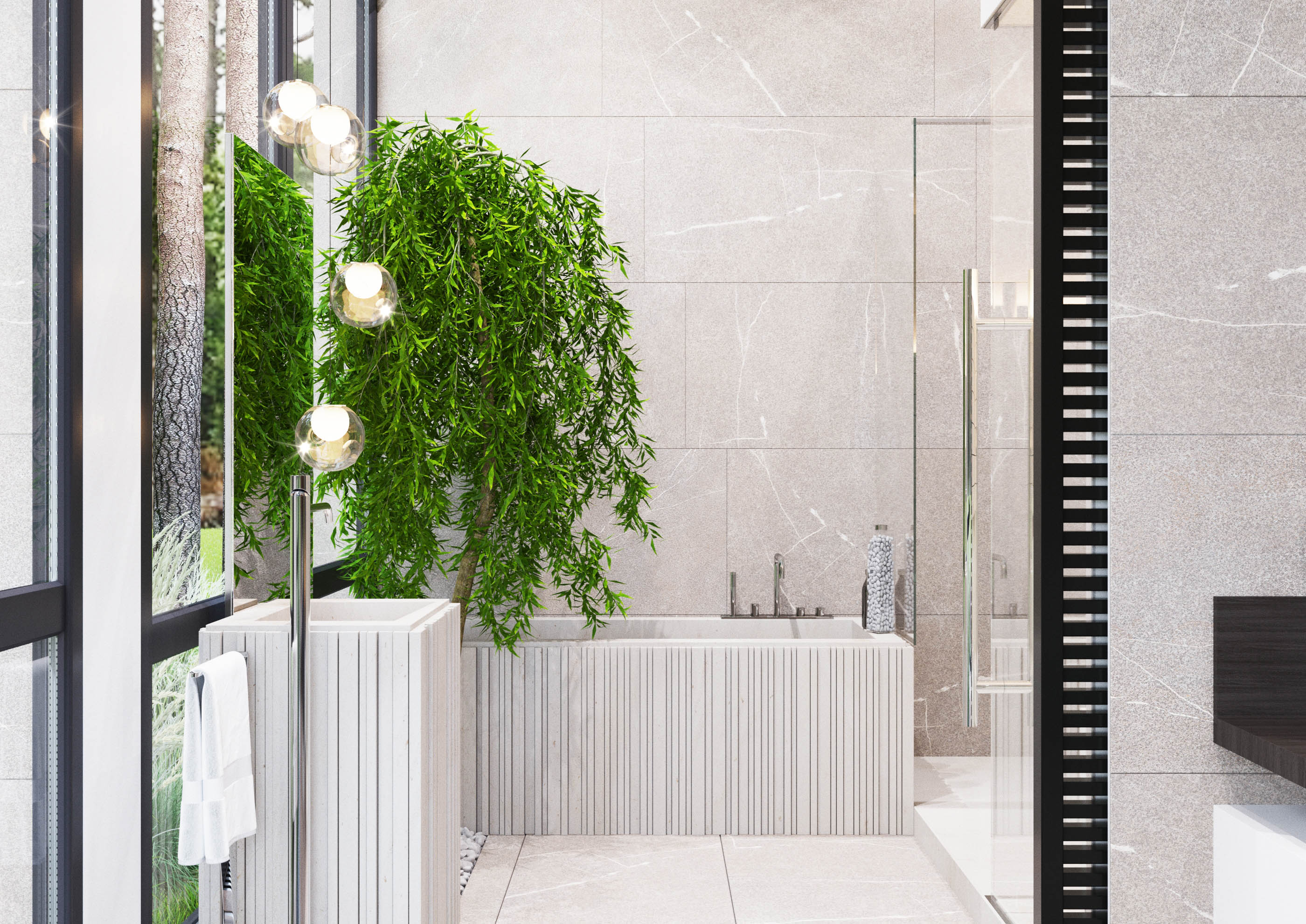 莫斯科乡村别墅 | 2017 年完工的单家庭住宅室内设计案例-14