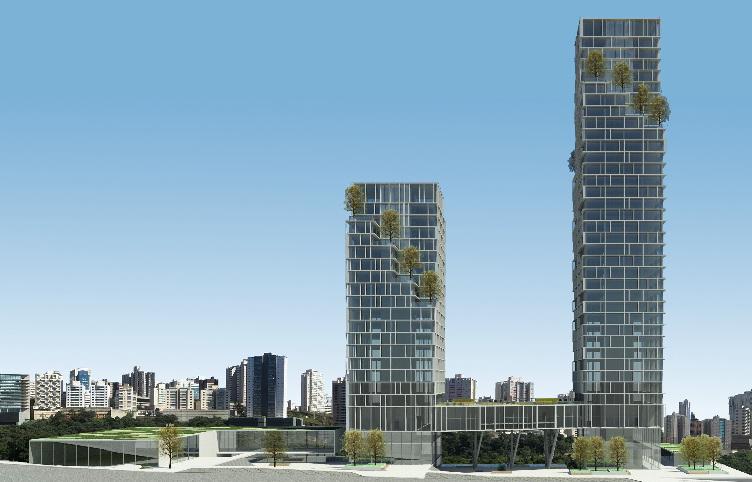 巴西 Nova Lima 9.970m² 摩天大楼设计-4