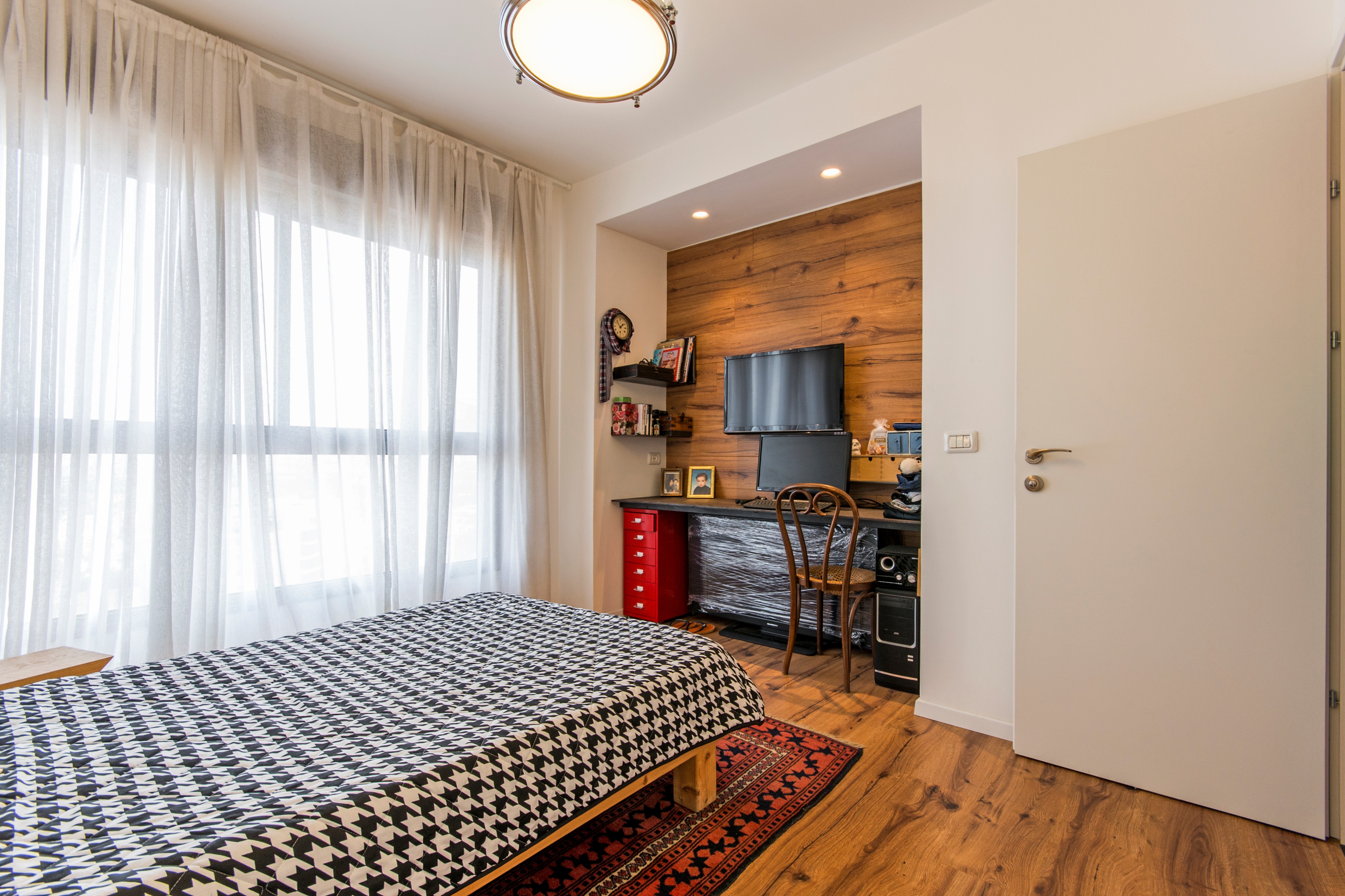 2016 年完成的 Hod Hashron 顶层公寓室内设计-31