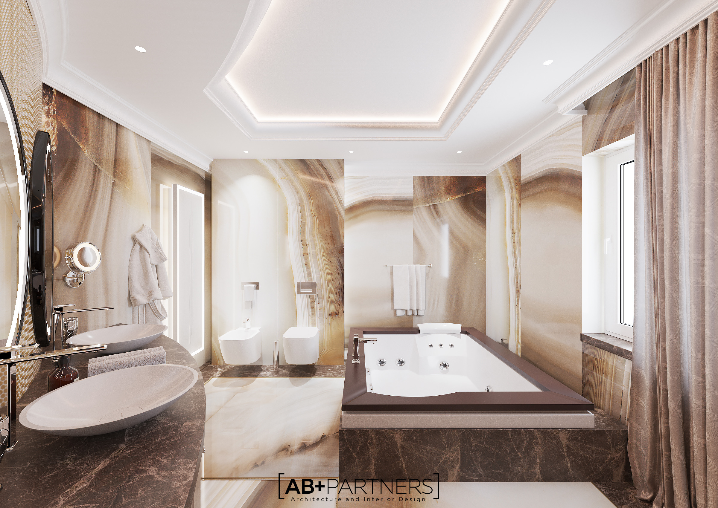 伦敦豪华别墅现代奢华室内设计-47