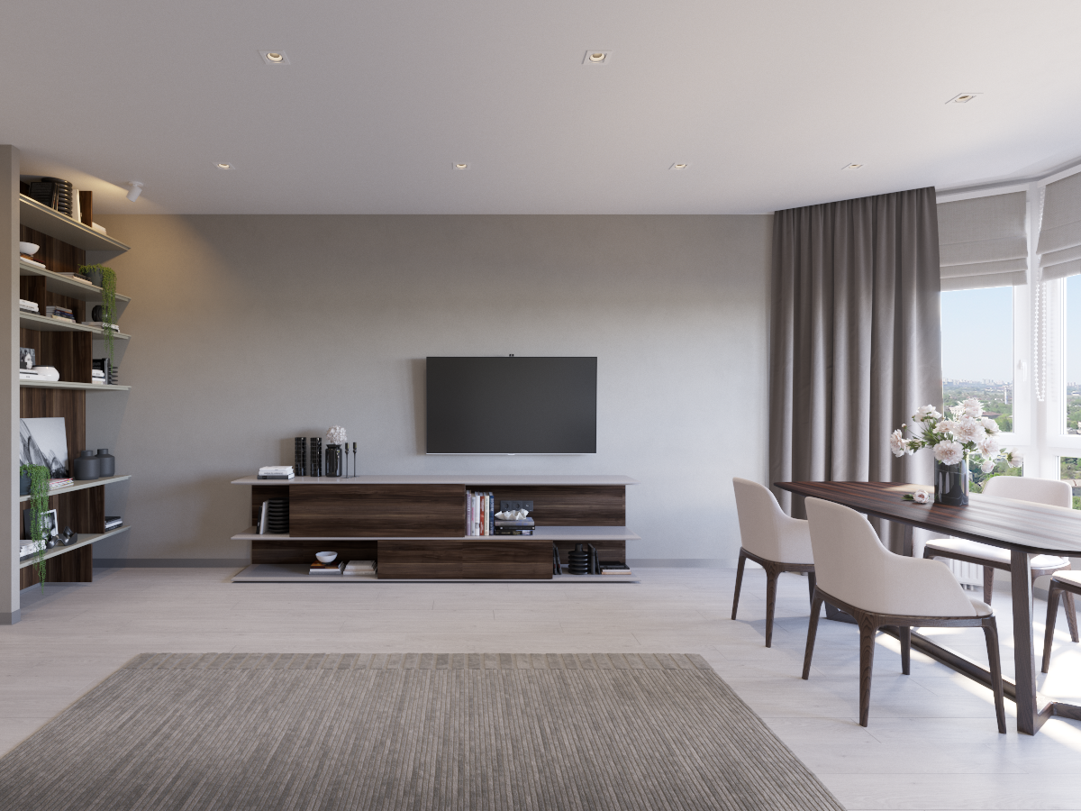 乌克兰基辅 106 平米现代公寓设计-6