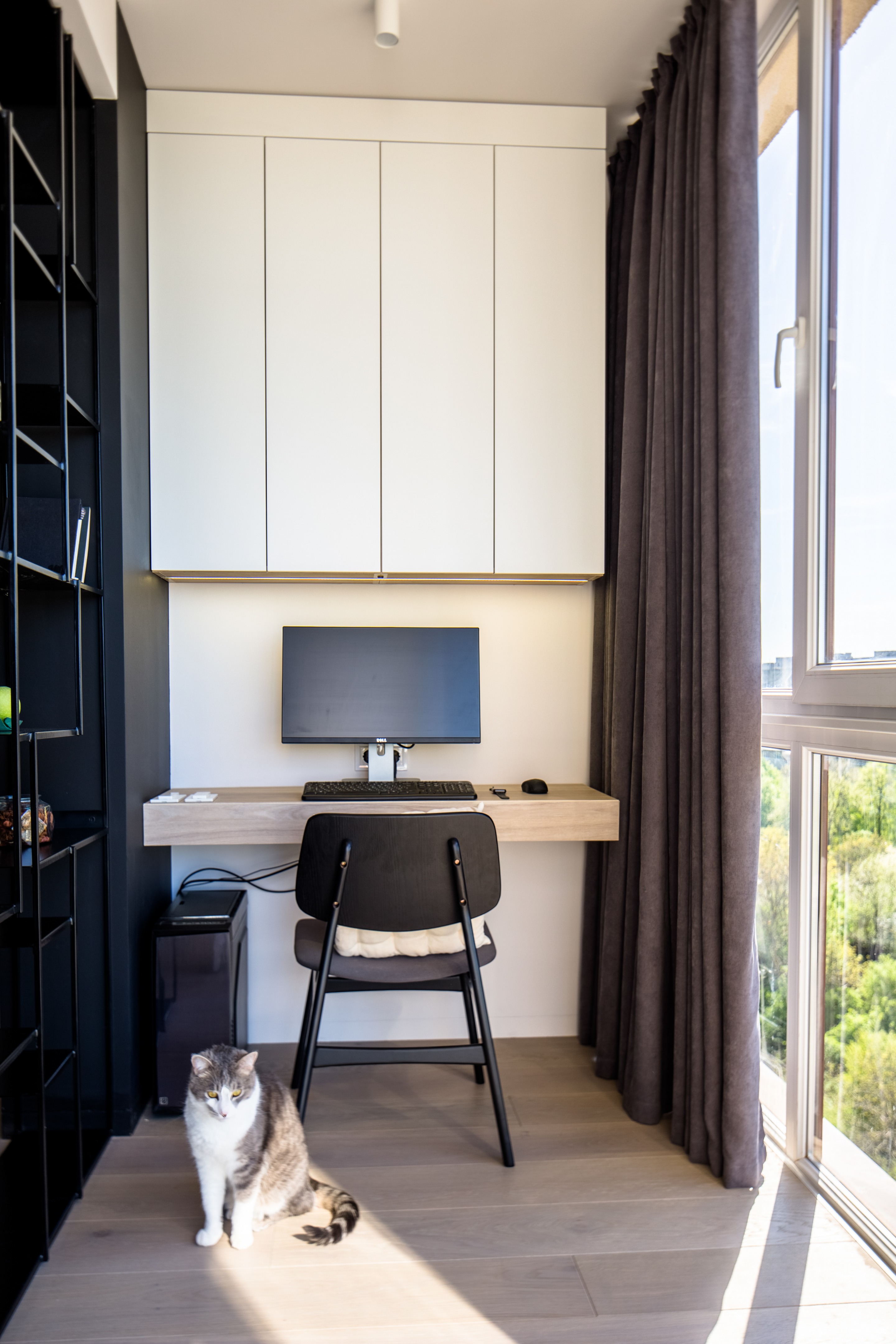 2018 灰色调室内设计案例 | 定制家具营造温馨空间-6