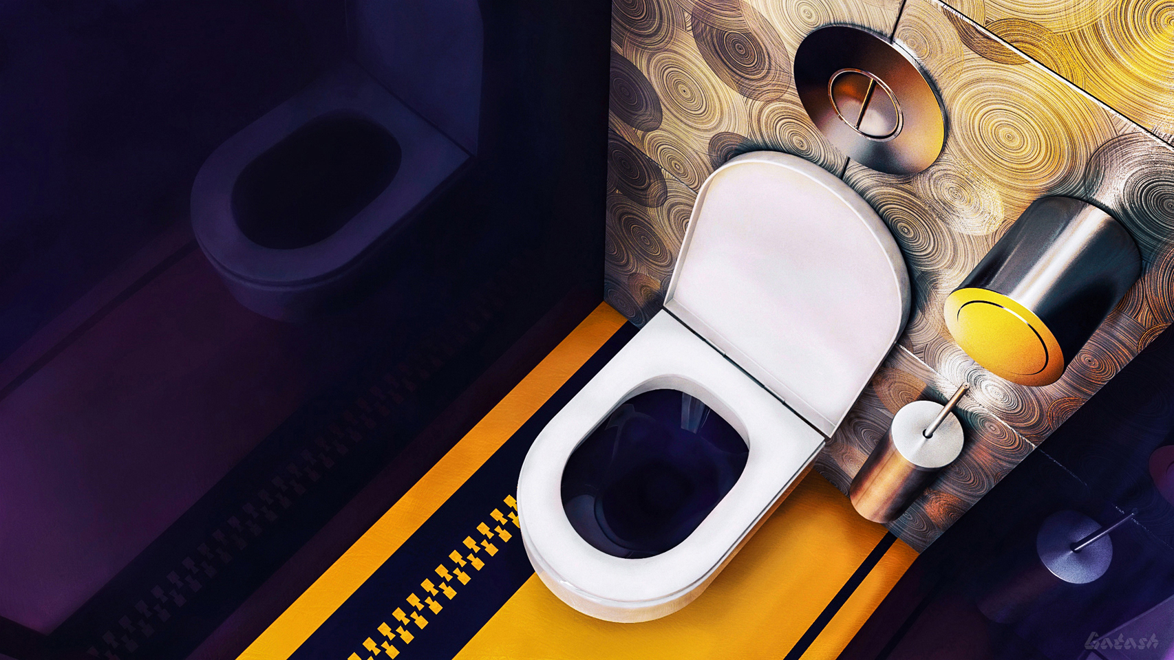 雅致简约的公共卫生间设计-6