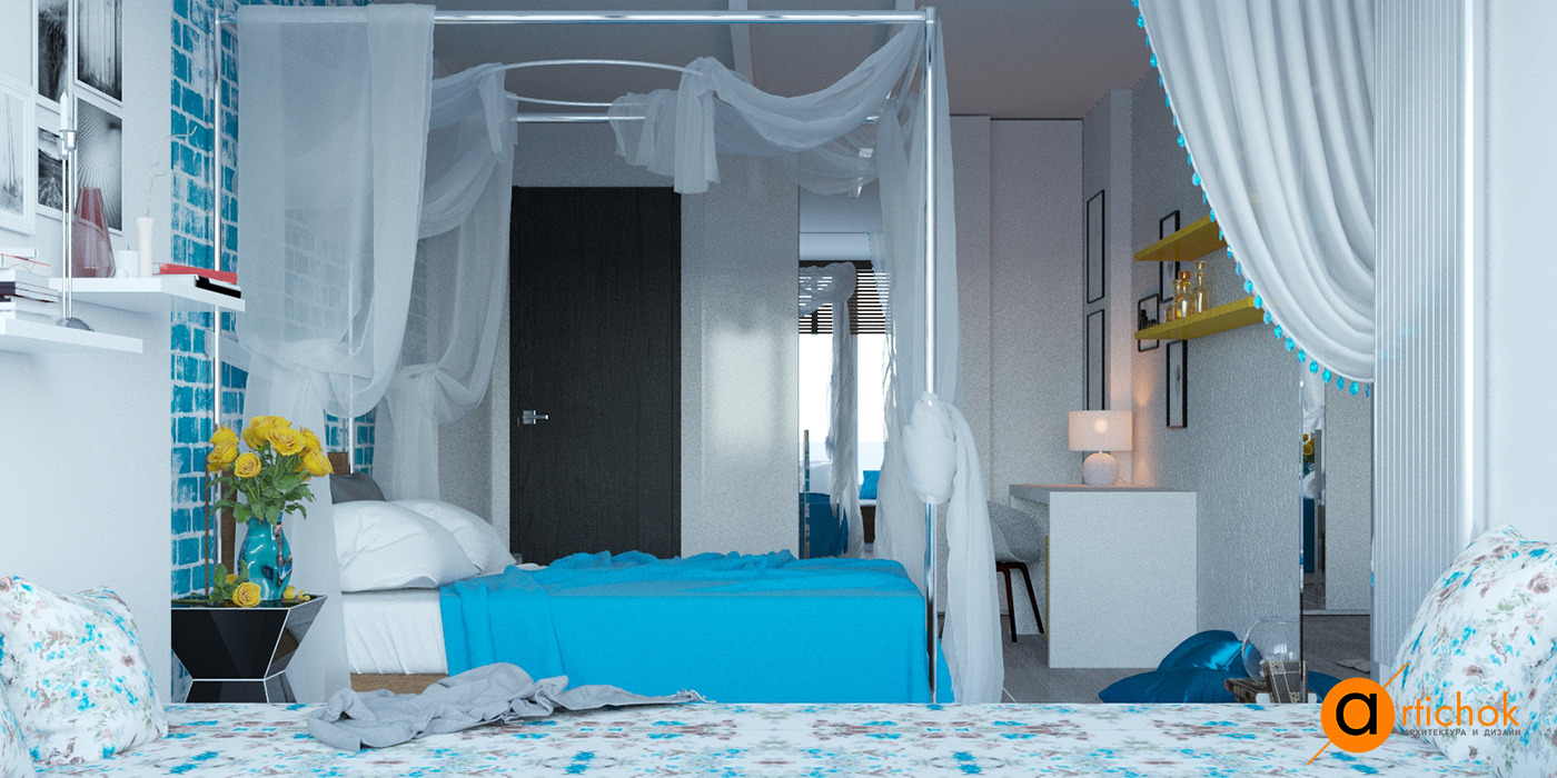 城市景观尽收眼底的艺术公寓-26