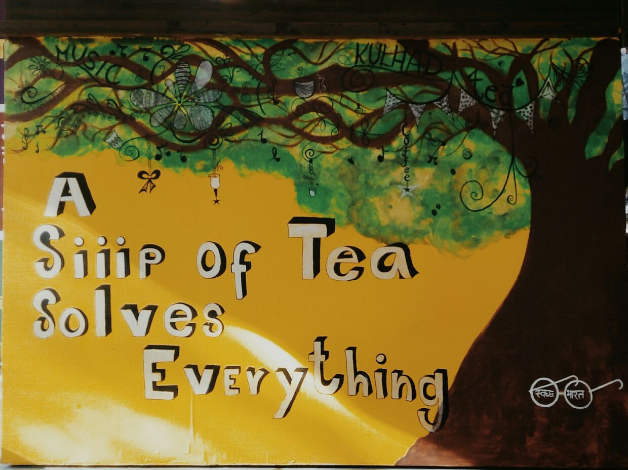 青春色彩的茶室设计——印度 Kulhadwala 茶室-4