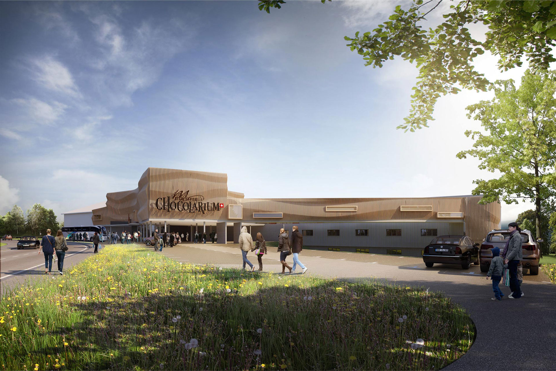 巧克力梦工厂 · 瑞士 Maestrani 巧克力总部室内设计-0