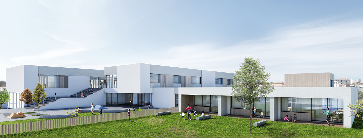 托儿所与小学综合体 · 绿色公共空间与教育的完美融合-10