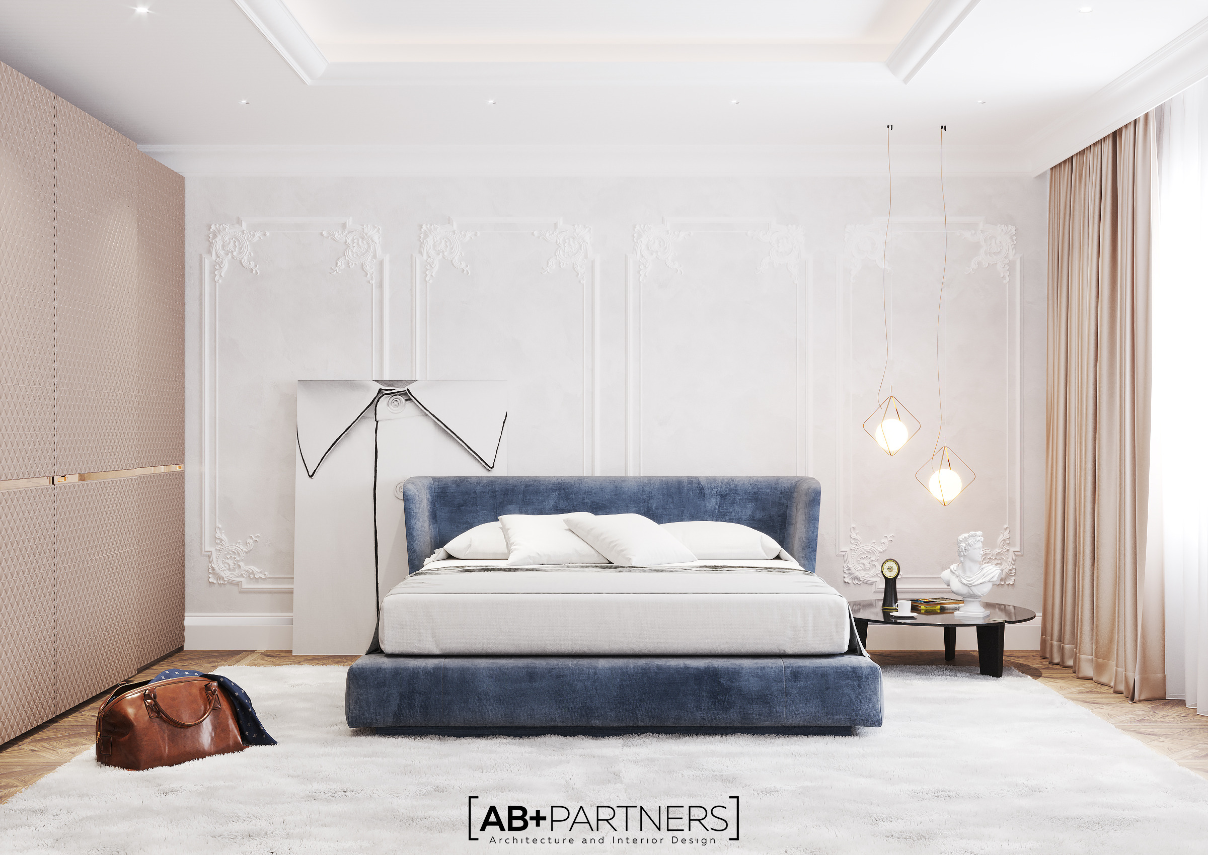 伦敦豪华别墅现代奢华室内设计-63