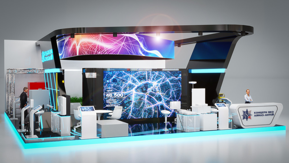 Exclusive Exhibition Stand for the Almaz-Antey-3