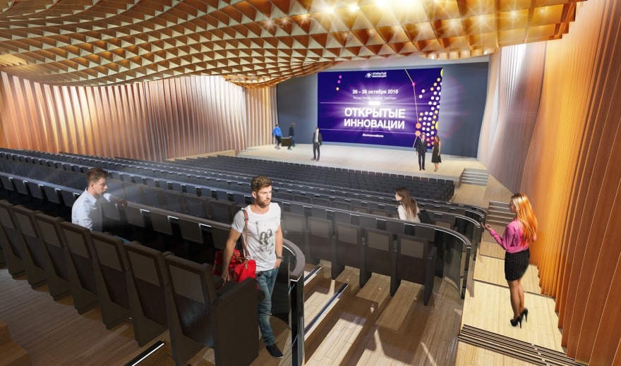 莫斯科历史中心多功能会议厅·影院设计-1