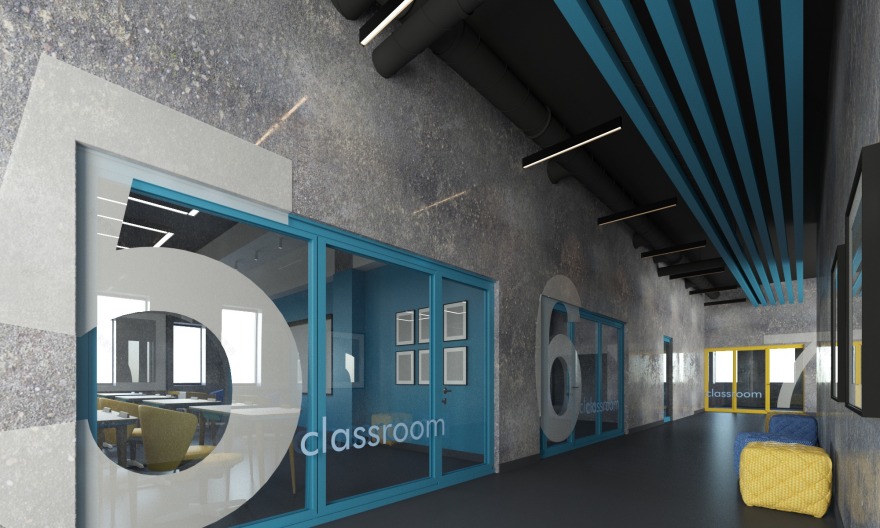 创意教育中心“E1”室内设计-8