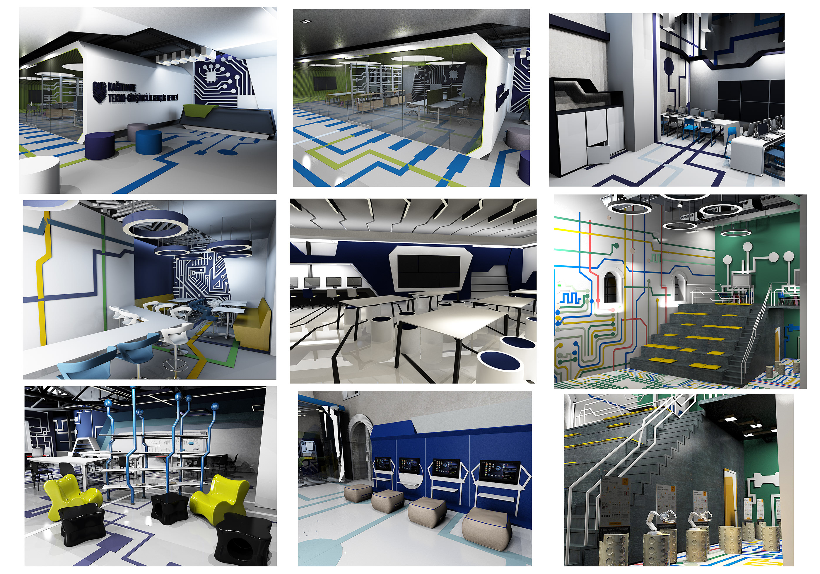 主板之舞 | 伊斯坦布尔青少年科技创业中心设计-6