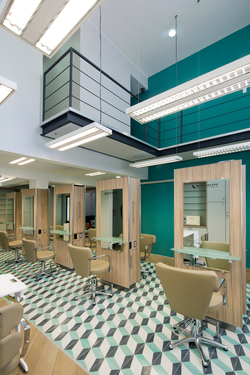 墨西哥城 Silvia Galván 康德萨美容院,历史与现代的完美融合-10