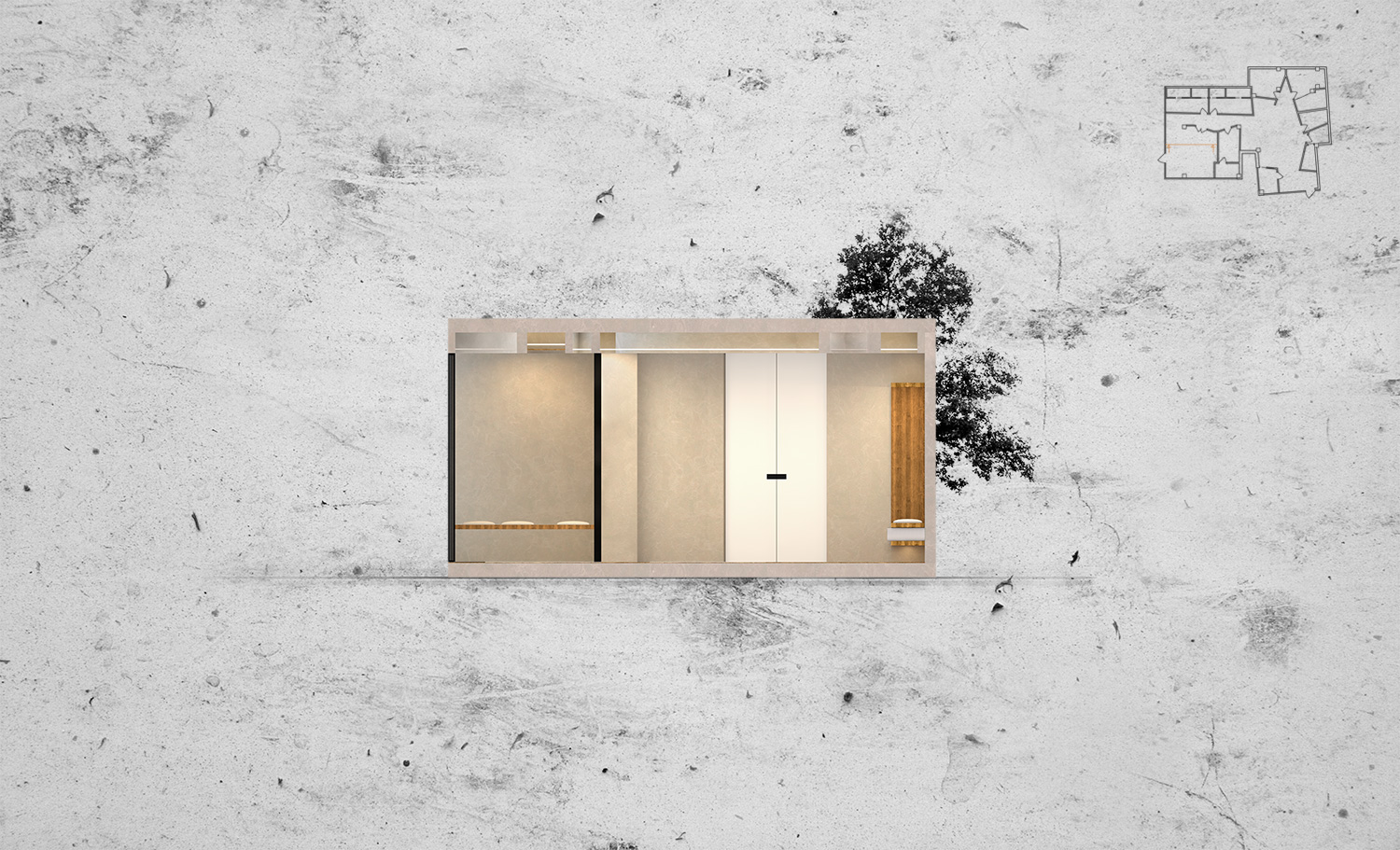 简约城市绿洲——246 平米 wellness 中心设计-21