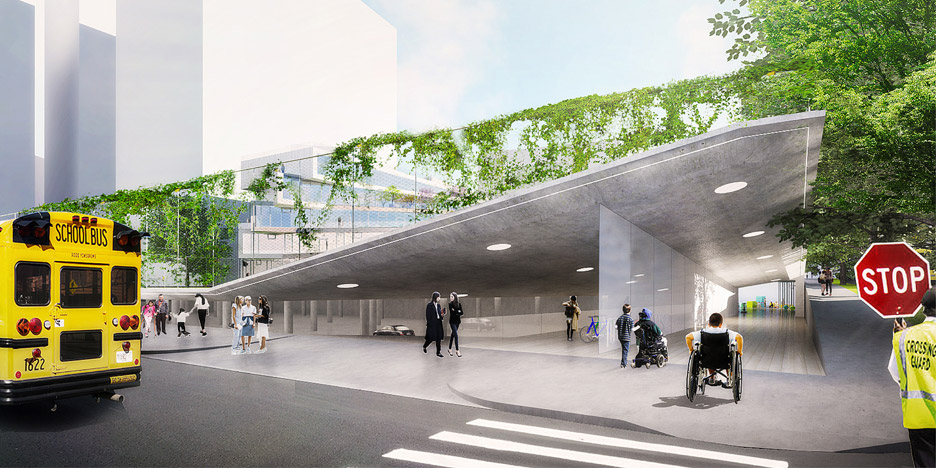 BIG 公司打造层叠屋顶露台校园，绿色空间与教育创新融合-17