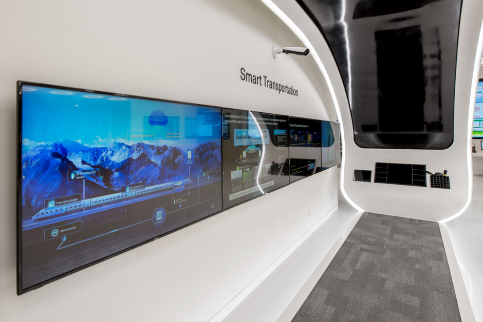 华为展厅——现代科技与空间的完美结合-13