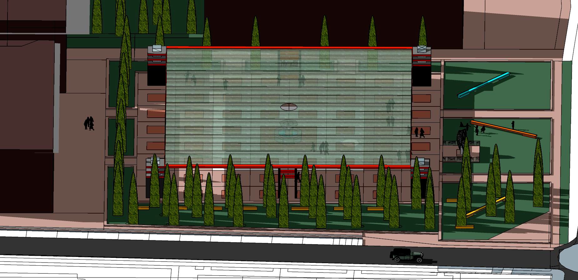 2017 年意大利维罗纳布索伦戈“粮食广场”公共空间设计竞赛-2