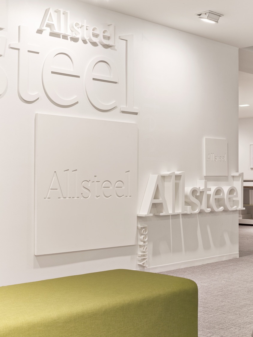 芝加哥 Allsteel 展厅环境图形设计-4