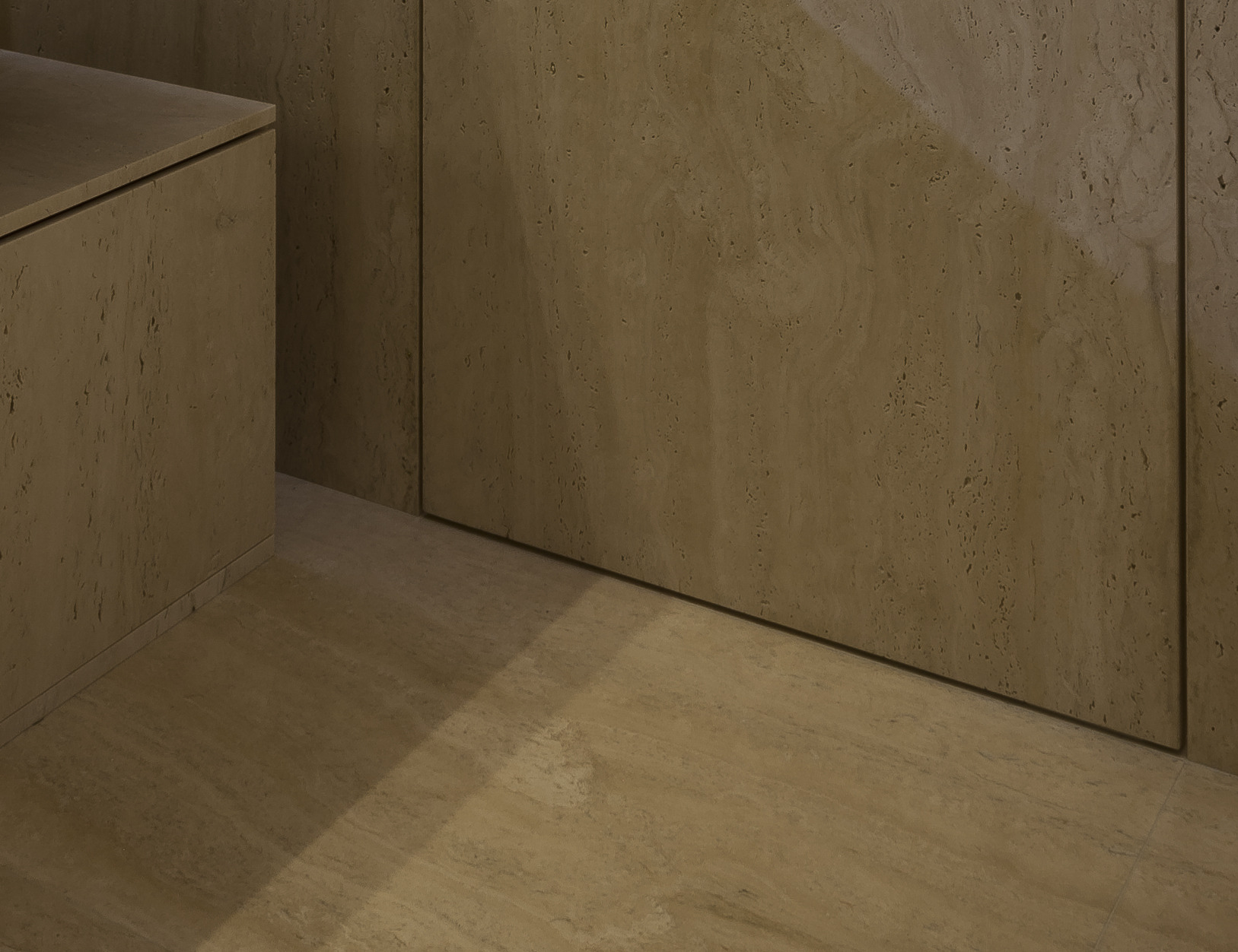 意大利私人住宅，玻璃与 travertine 的魅力碰撞-15