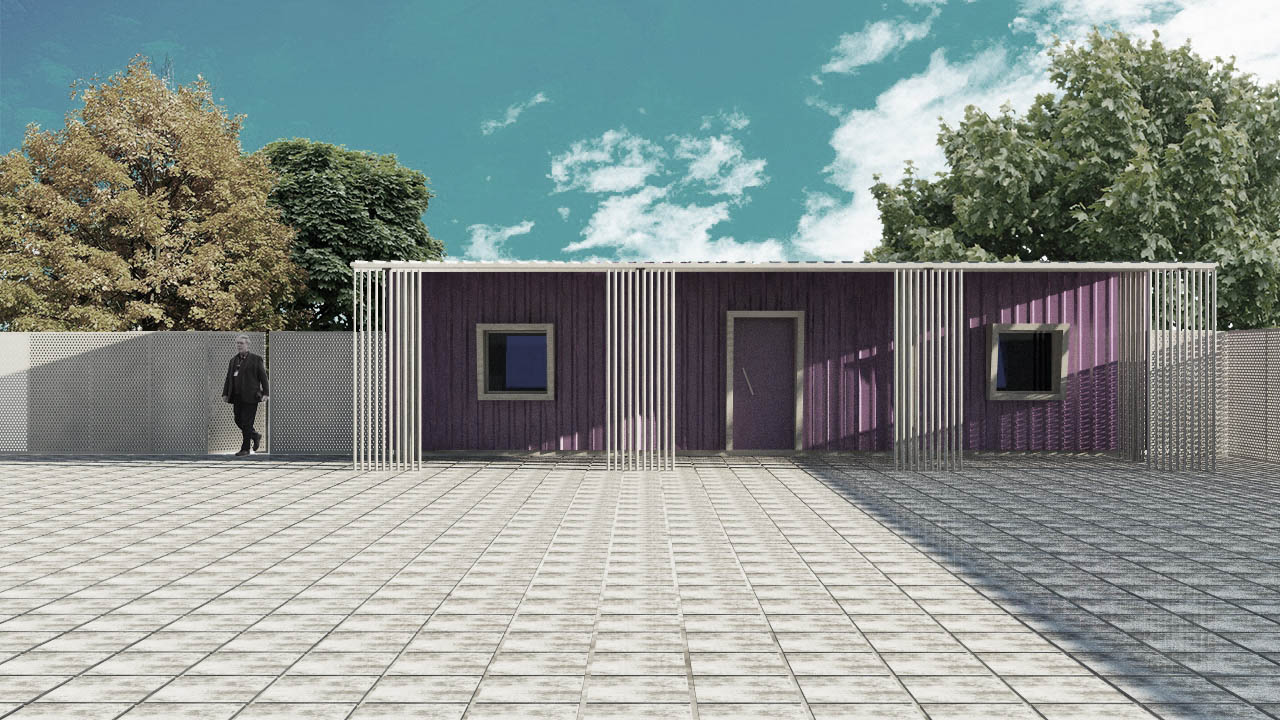 反监看动物园犬舍设计 | 简洁材质与色彩的创意组合-1