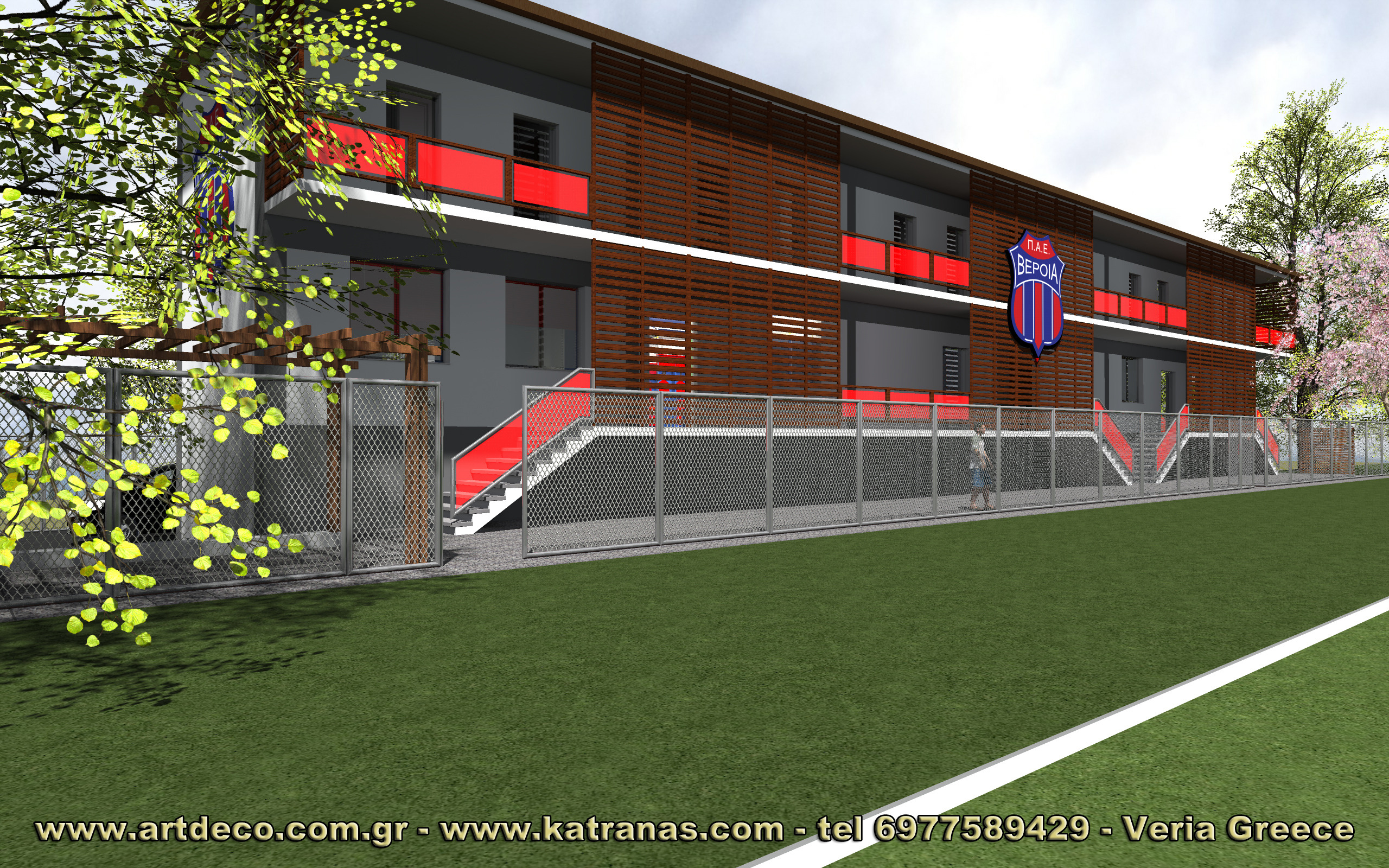 2015 年完成的贝鲁伊亚足球俱乐部办公中心设计-5