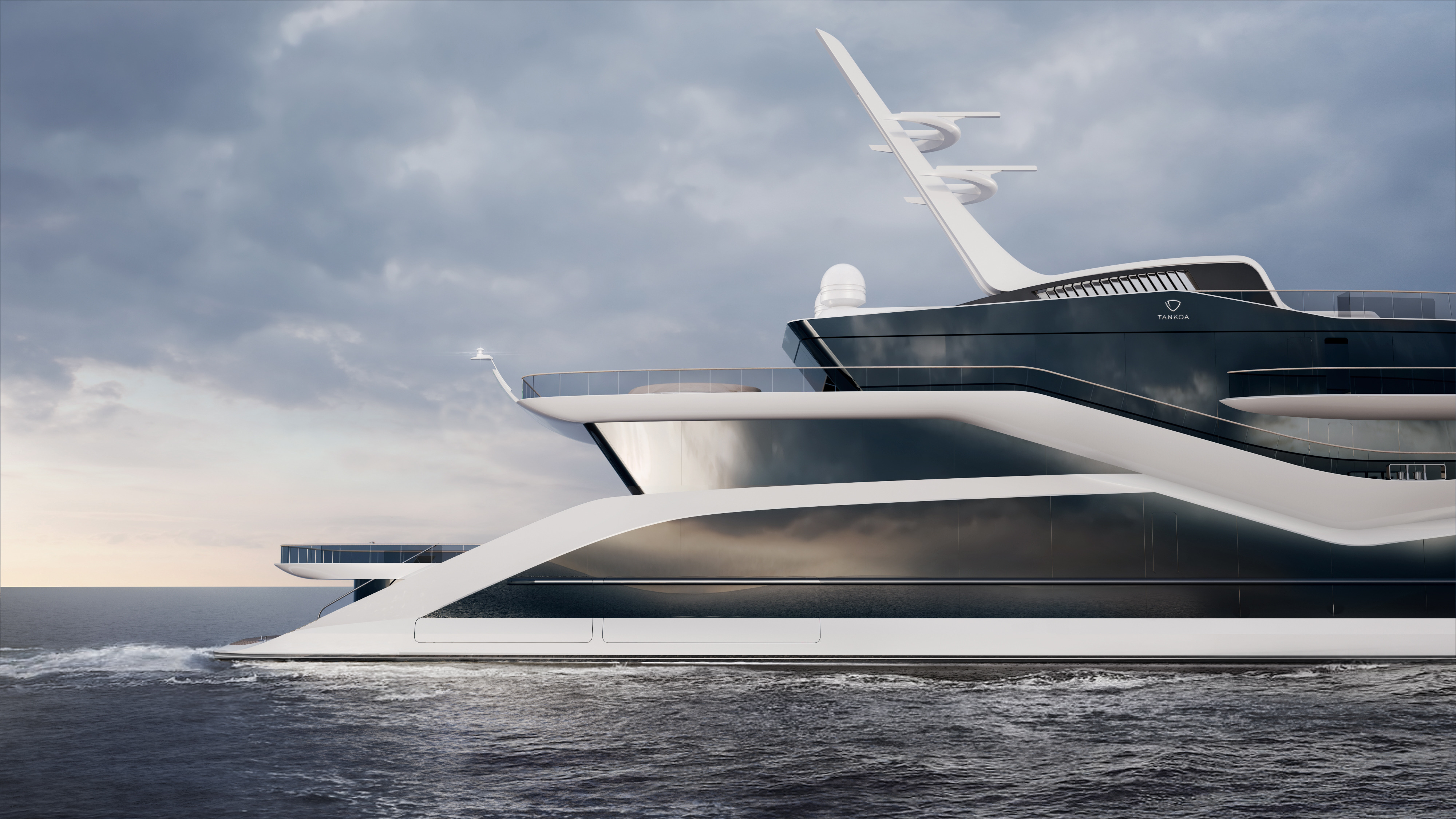 未来主义风格游艇设计，打造海上私人空间-0