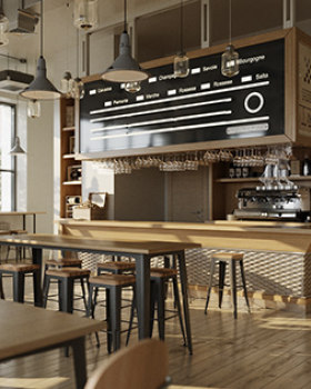 Interior design "radio bar".