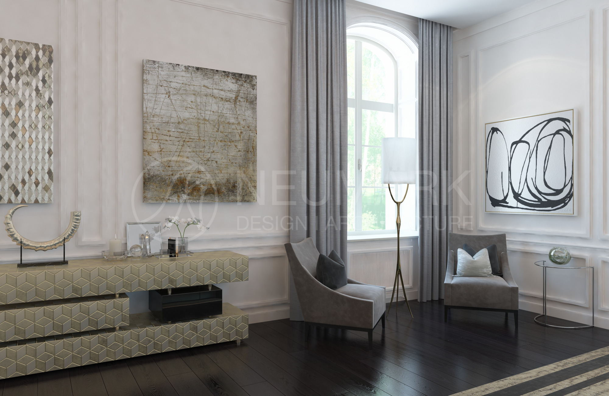 莫斯科英伦风豪华别墅设计-8