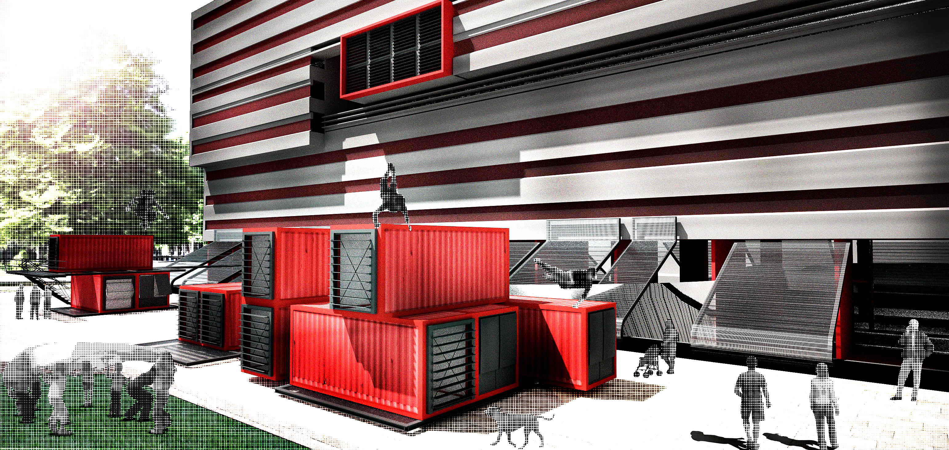 罗马城市再生项目“Rigenerare Corviale”-5