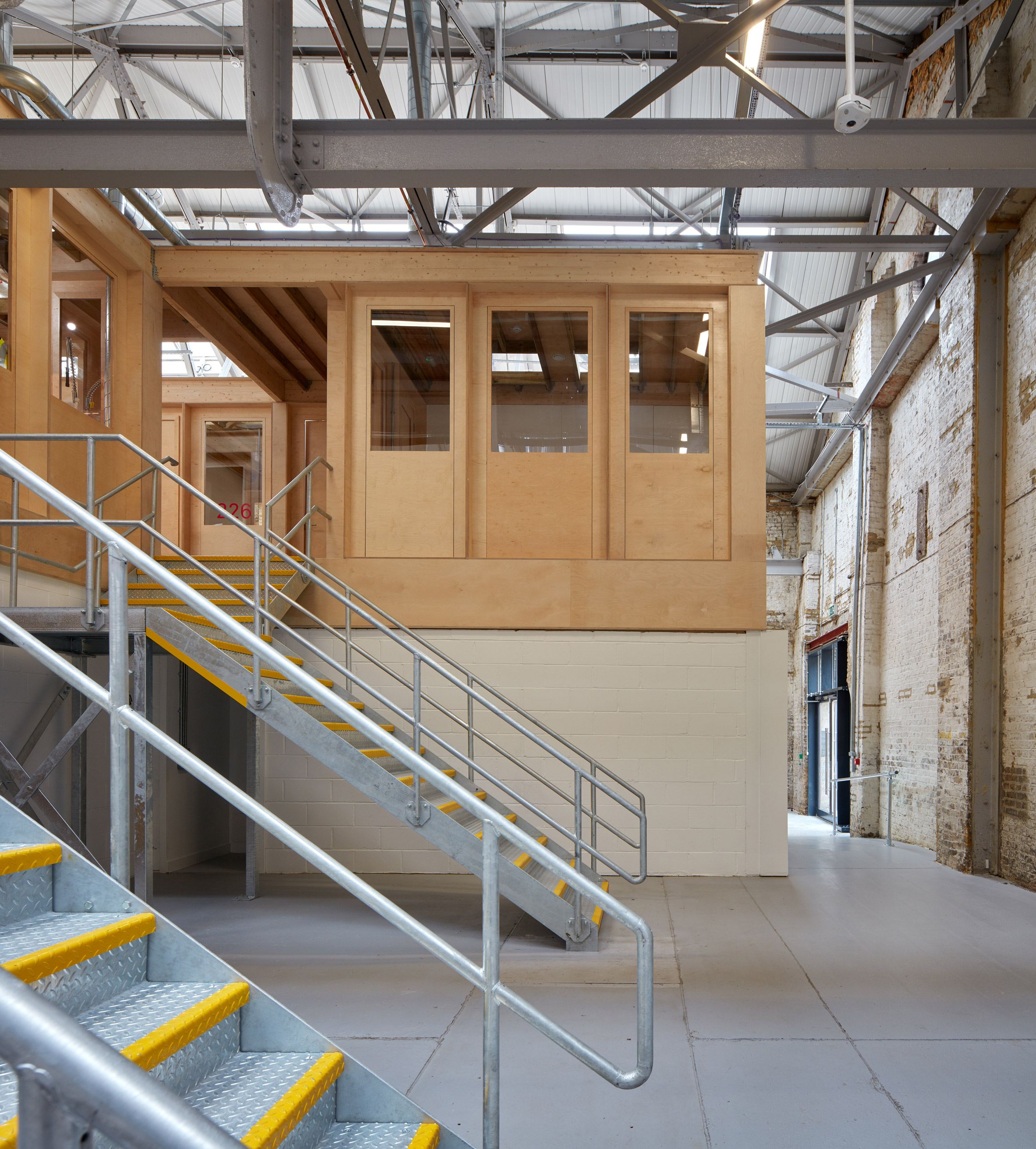 Emrys Architects converts east London ironworks into studios-21