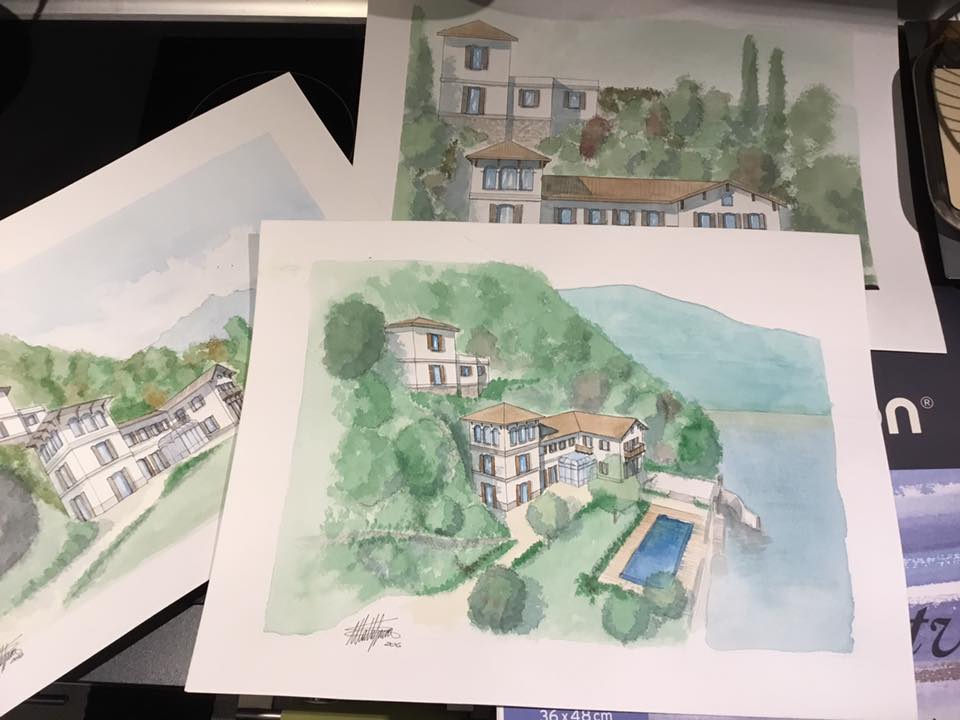 意大利科莫湖畔豪华私人别墅-9