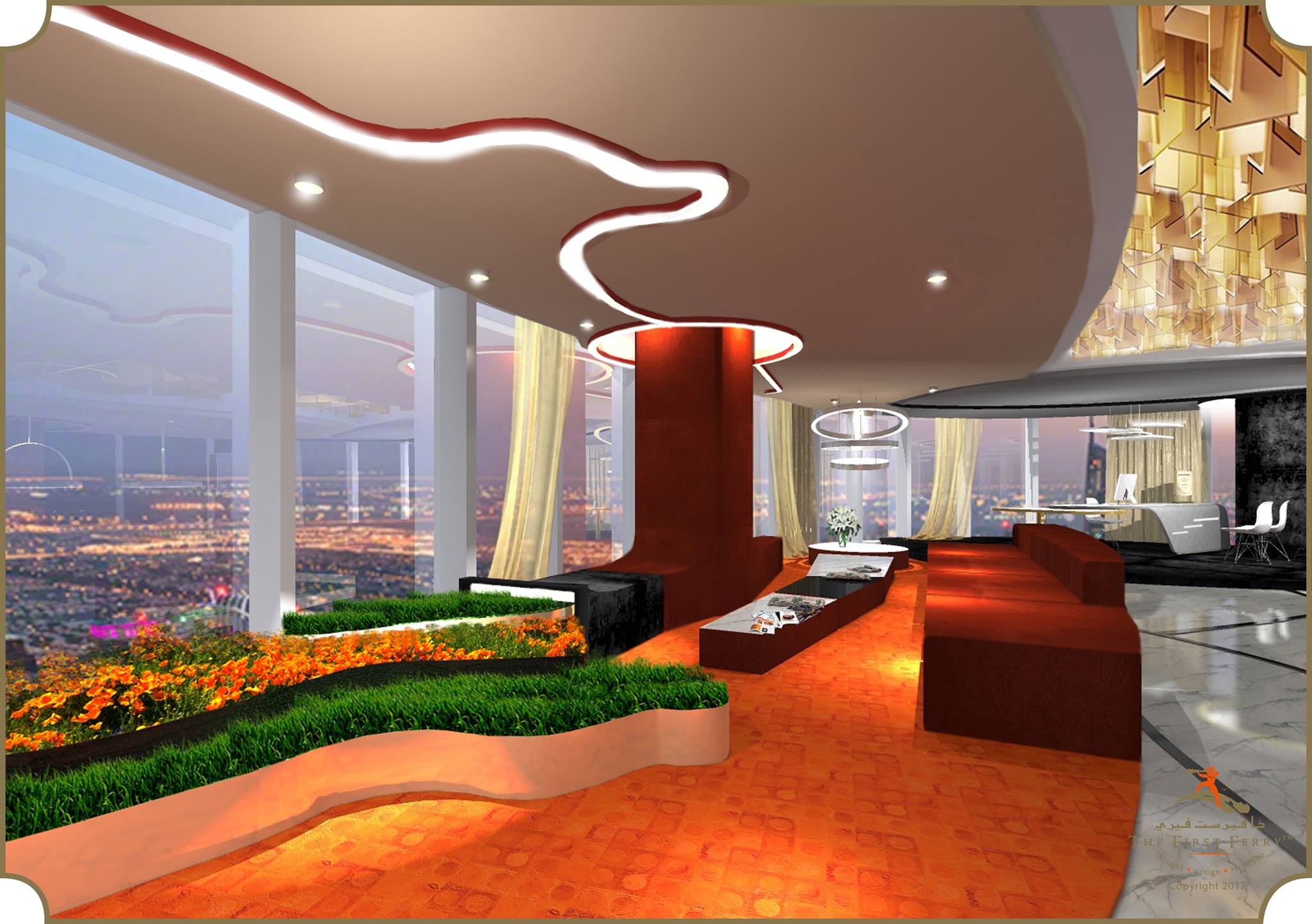 二进制塔 | 迪拜商务湾私人豪华办公空间-2