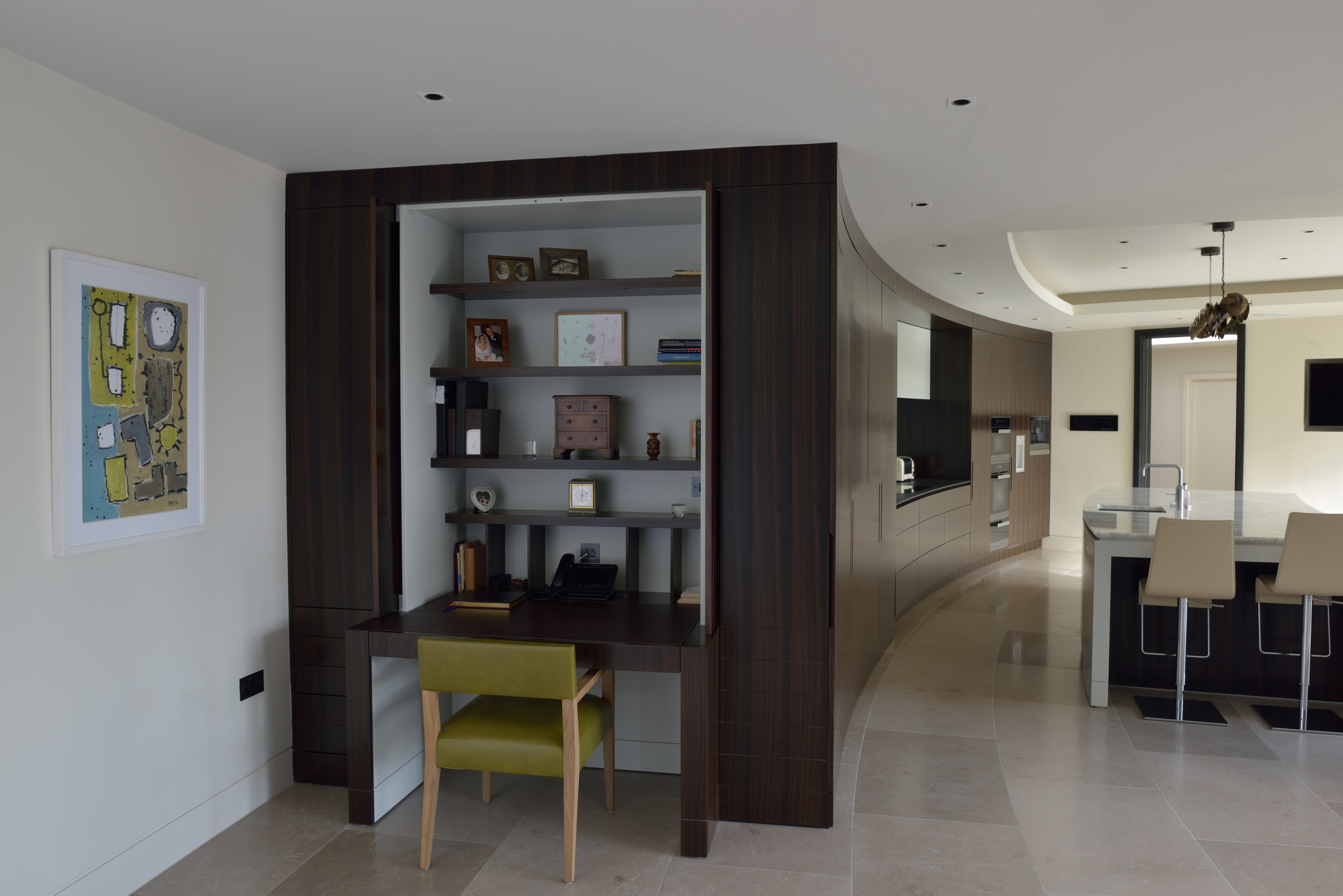 圆弧形定制厨房设计 | 弧形与功能的完美结合-7