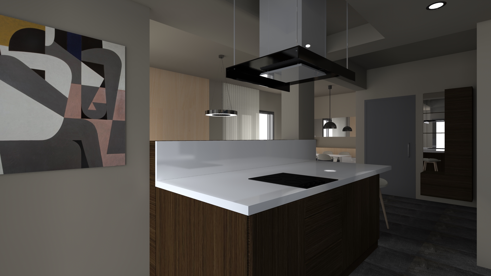 120 平米公寓，打造极简生活空间-9