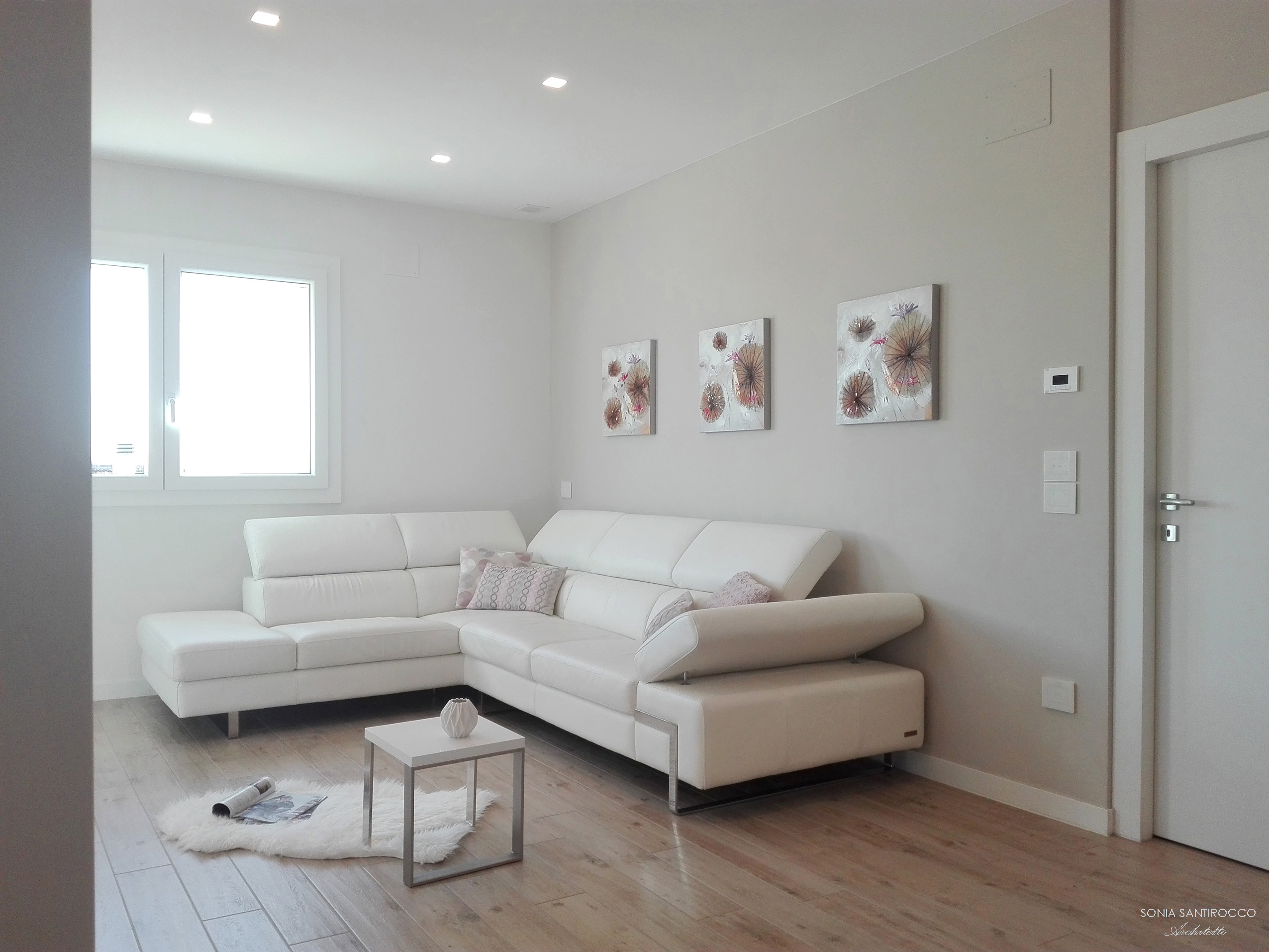 温馨开放式空间 | 意大利公寓客厅设计-9