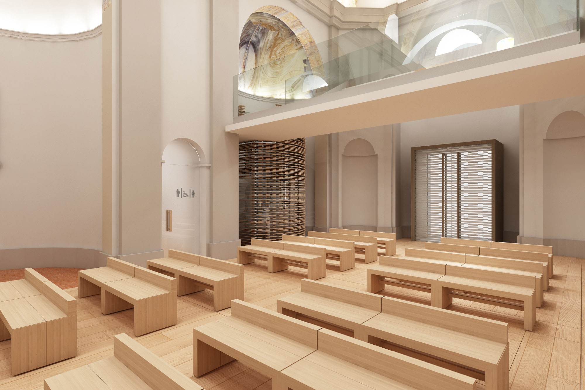 2014 年完成的一座教堂室内设计-0