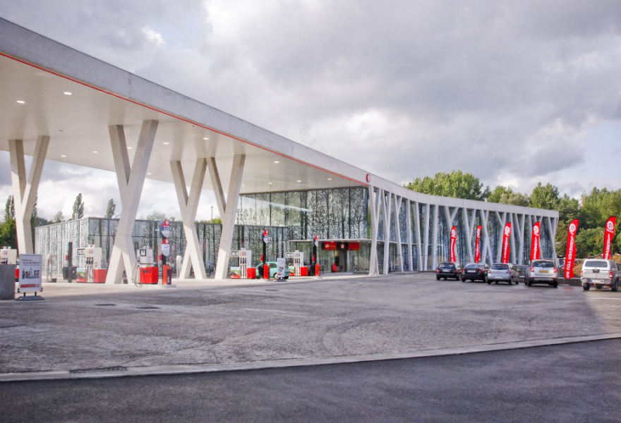 比利时 Heverlee 服务站绿色环保设计-42