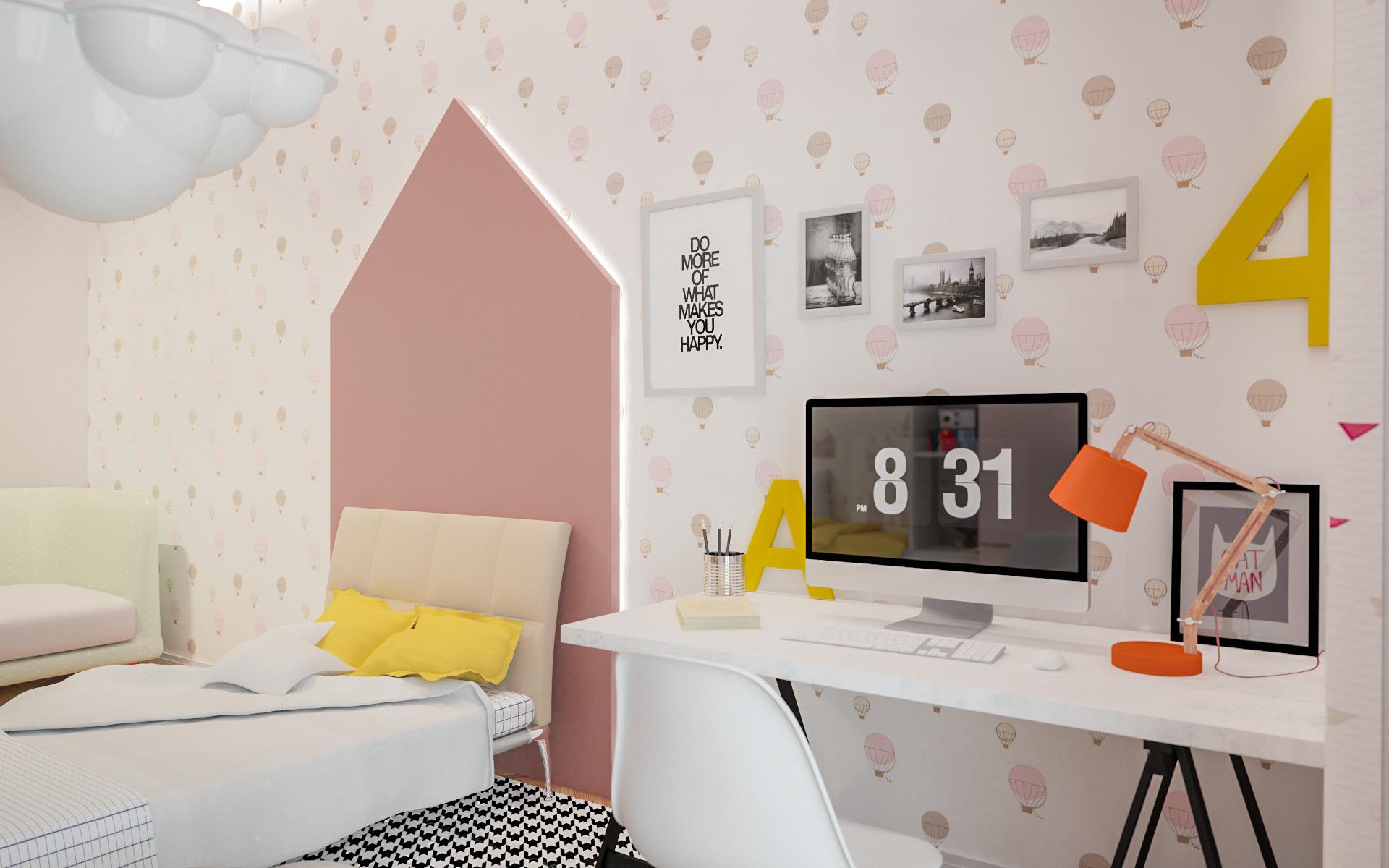 曲线家居空间，打造柔和层次感-11