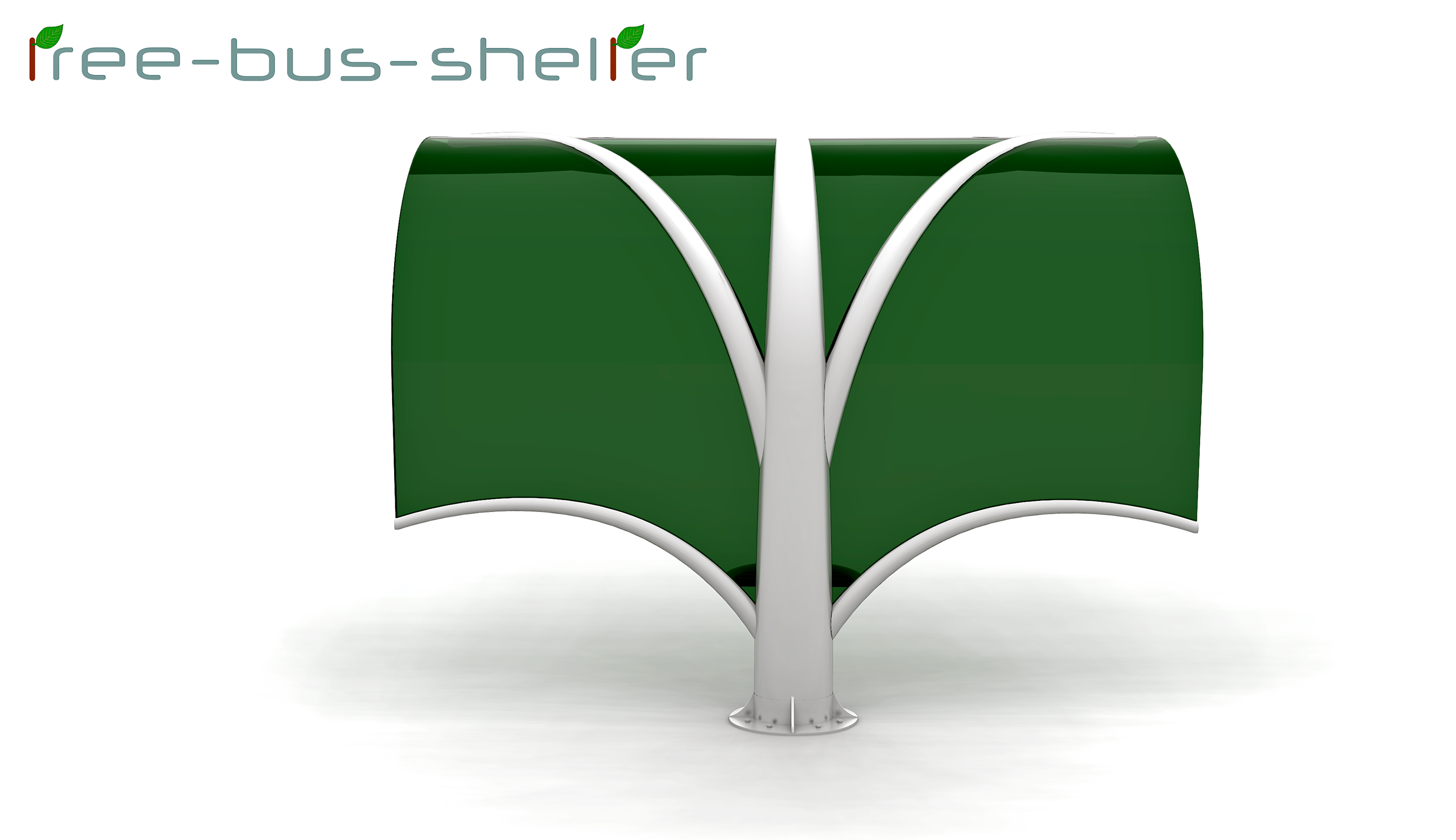 绿意盎然的城市公交站-9