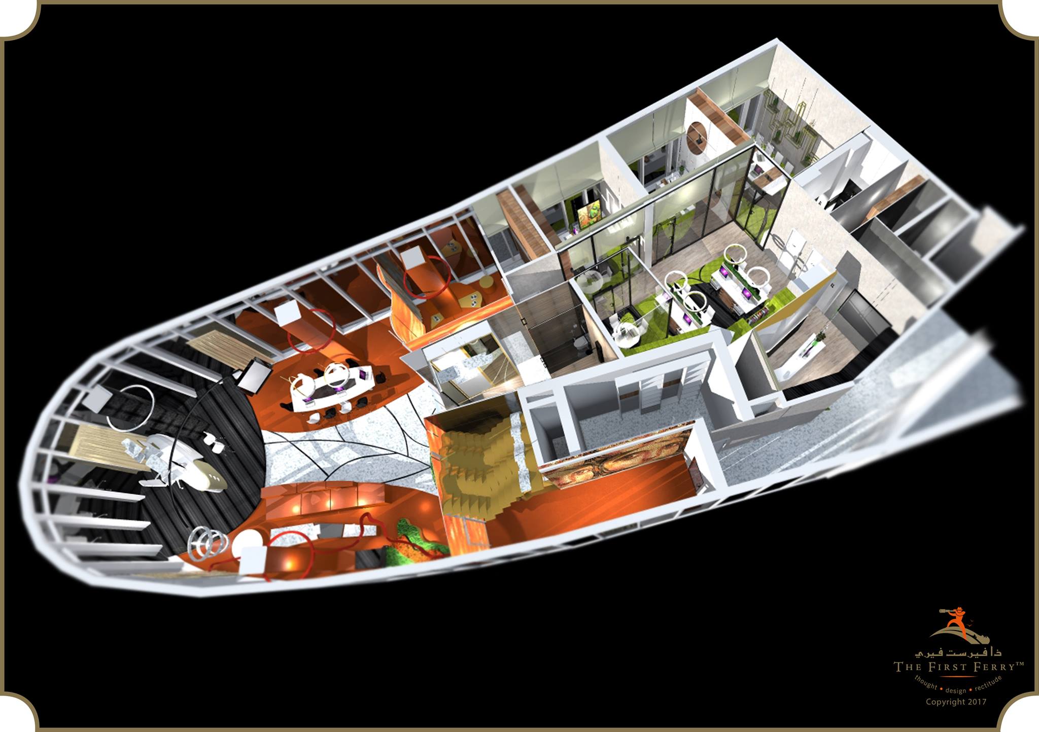 二进制塔 | 迪拜商务湾私人豪华办公空间-10