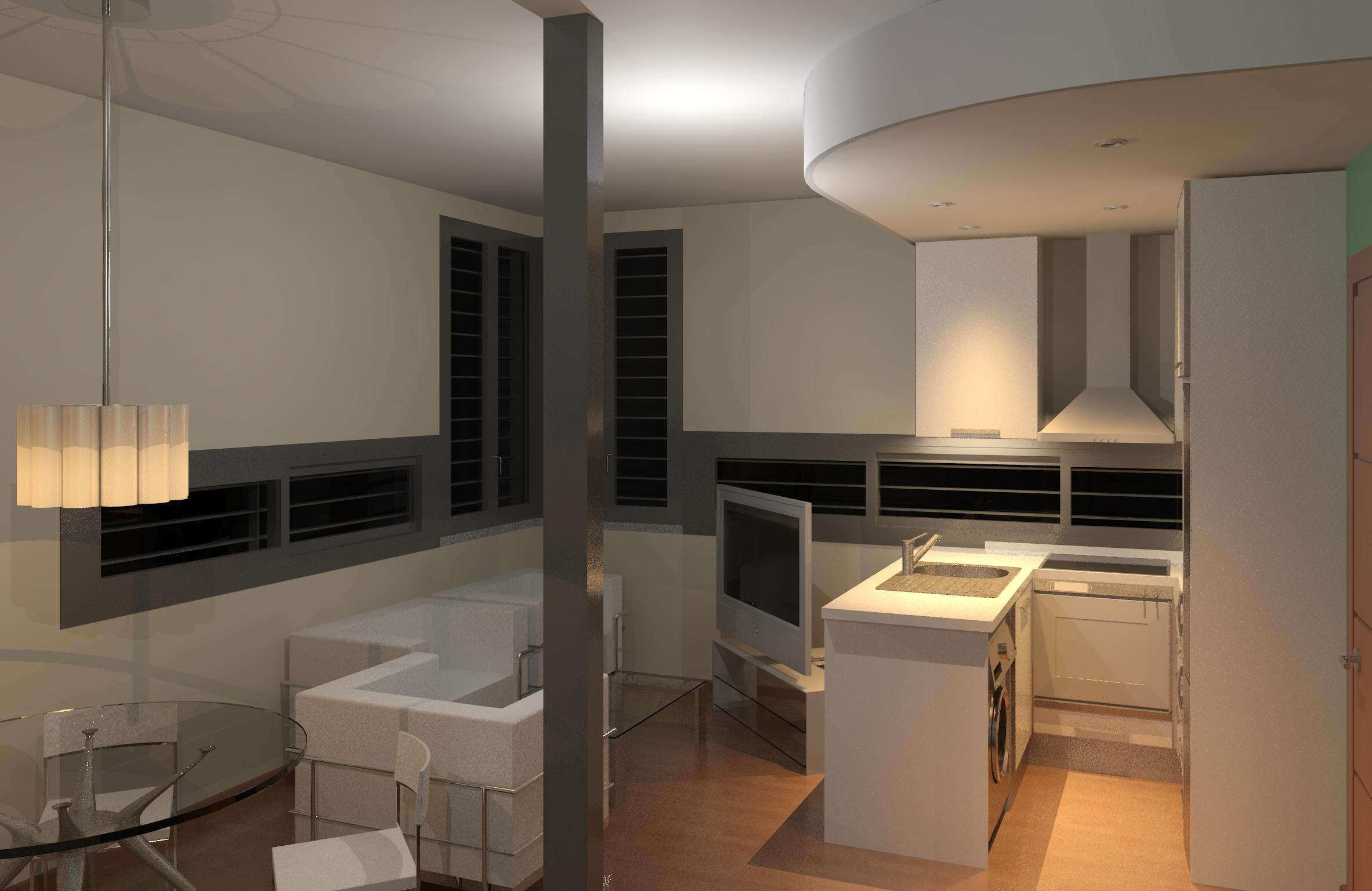 2011 年未实现的马拉加 Pedregalejo 三室公寓设计-11