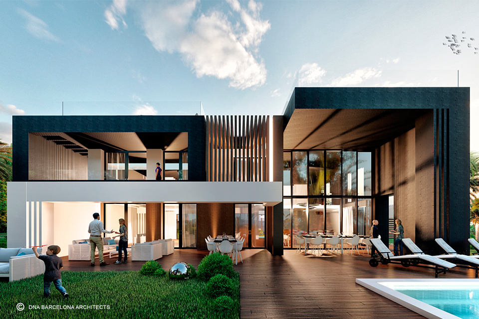 融合景观的豪华别墅设计-6