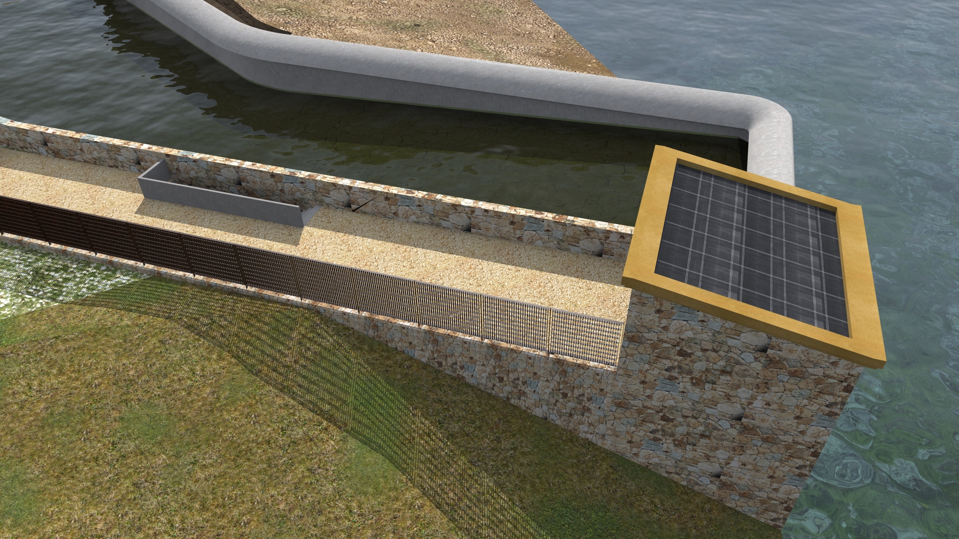 保护 Poggio dei Pini 大坝的景观规划-13