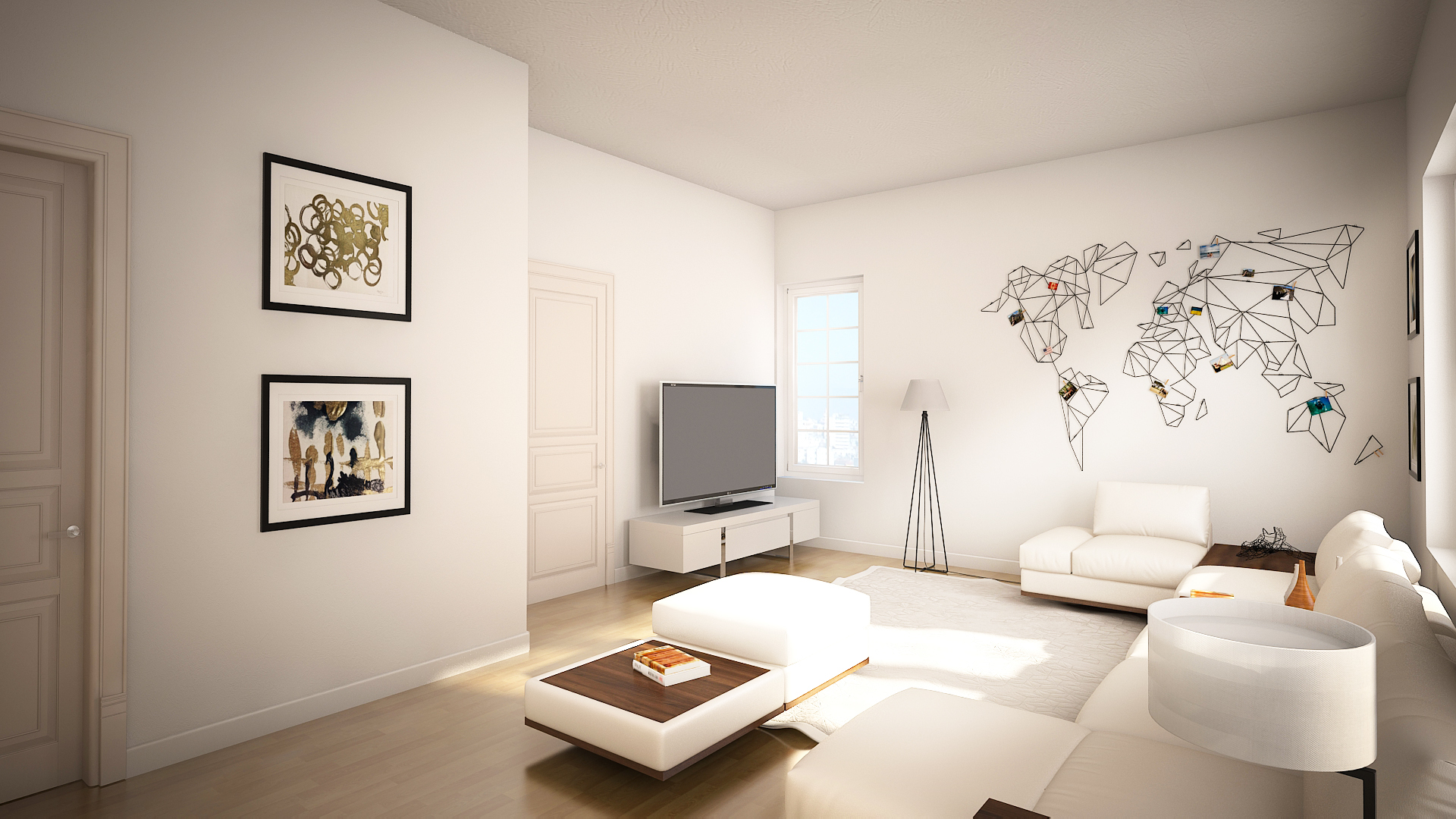 现代简约客厅设计案例-8