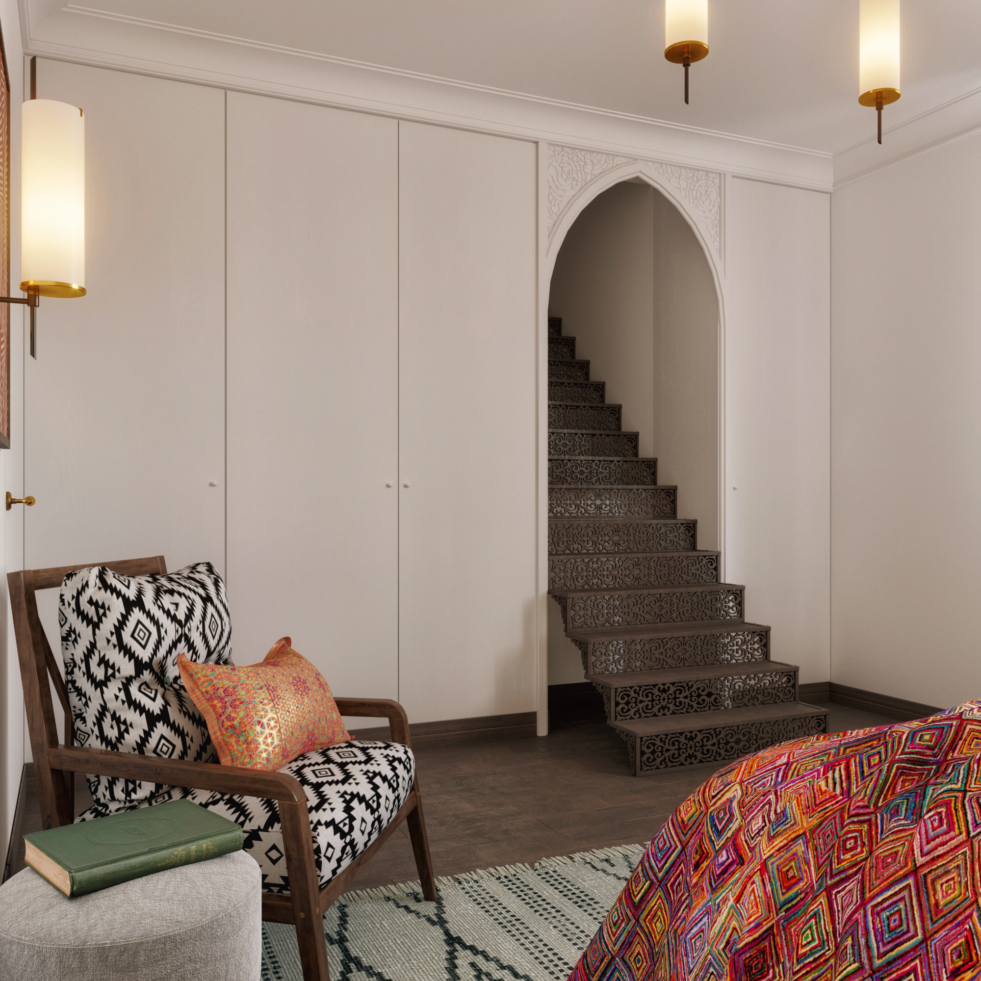 House. Moroccan motifs - 2nd floor-1